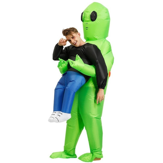 Disfraz Alien Adulto Inflable Halloween Cosplay Fiestas 