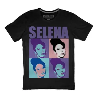Playera Mssn Brnd - Selena Quintanilla - Selena Pop Art