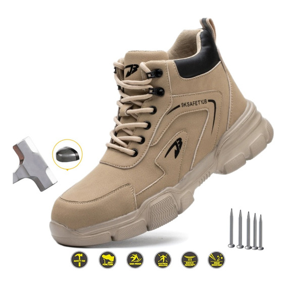 Zapatos De Seguridad Transpirables Para Hombre