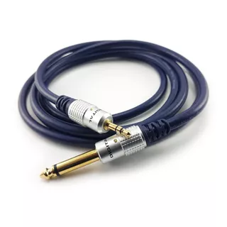 Cable  Trs Stereo De 3,5mm A Ts 1/4 6,3mm Mono