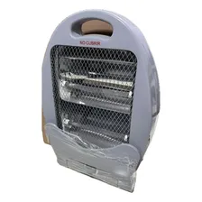 Estufa Halógeno Tower T-207 800w Cuarzo 2 Niveles Gris Oscuro