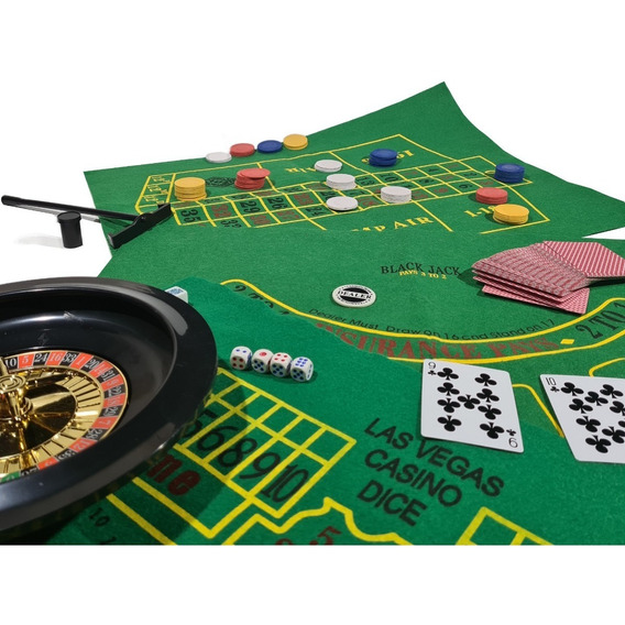 Casino 5 En 1 Ruleta, Blackjack, Poker, Craps Y Dado Poker
