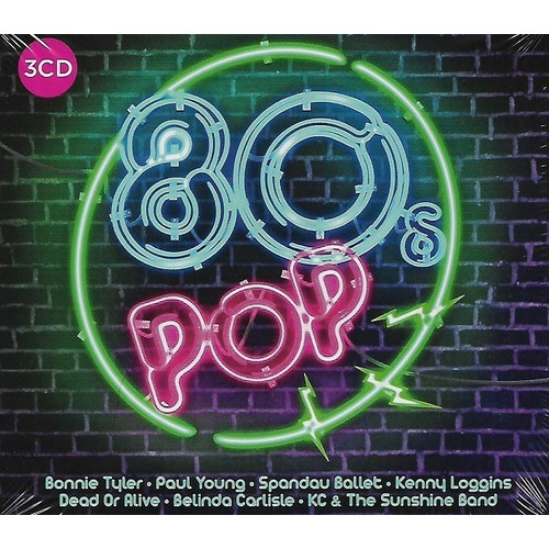 80'S POP 60 GREATEST HITS POP 80'S DEMON MUSIC SONY - Físico - CD TRIPLE CAJA DE CARTÓN SLIM - 2017