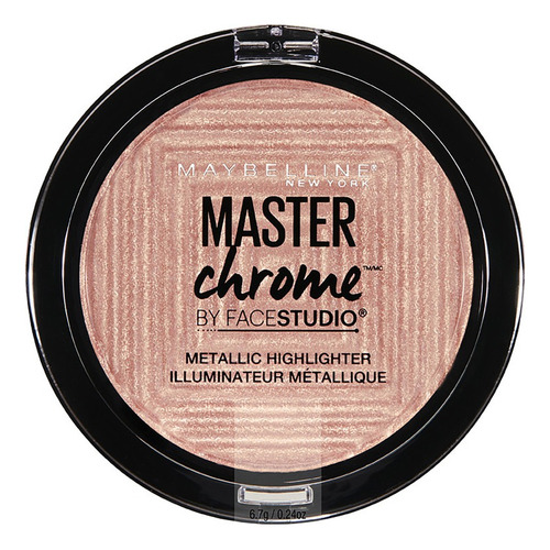 Iluminador Facial Maybelline Master Chrome Metallic - 6.7g Tono del iluminador Rosé gold