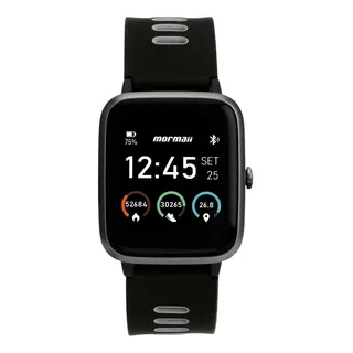 Relógio Smartwatch Mormaii Life Molifegaa/8c Gps Black Cor Da Caixa Preto Cor Da Pulseira Preto