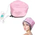 Gorra Termica Aislante Peluqueria Baño Crema Botox Capilar Color Rosa