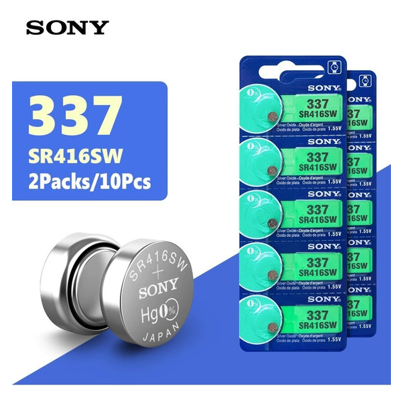 10 Pilas Sony 337 - Sr416sw - 1.55v