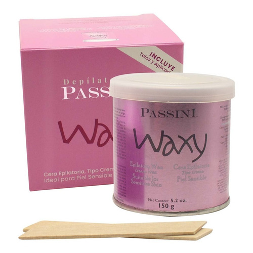 Passini Waxy ® Cera Depiladora + Regalo Telas Piel Sensible