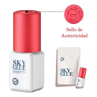 Adhesivo Pegamento Para Pestañas Sky Glue Roja Y Negro S+ 