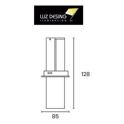 Luz Desing Embu12 Plafón Led 3000k Blanco.