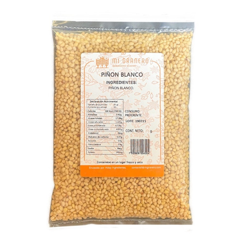 Piñón Blanco Pelado 100 G Calidad Premium