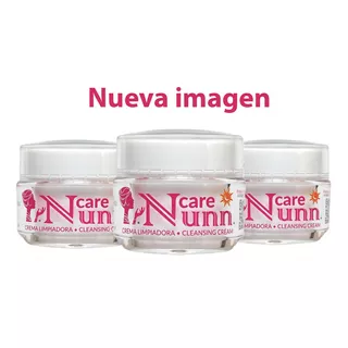  Nunn Care 3 Cremas Limpiadoras 100% Originales Tipos De Piel Grasa, Seca, Mixta
