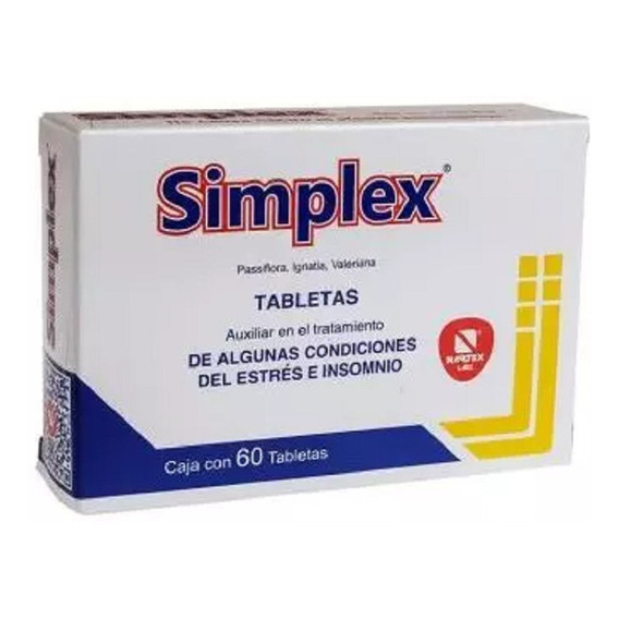 Simplex Caja Con 60 Tabletas Auxiliar Contra Insomnio