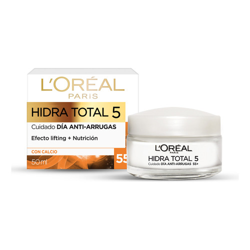 Crema Antiarrugas L'oréal Paris Hidratotal5 Con Calcio, 50ml