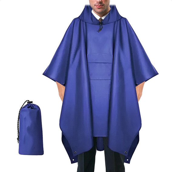 Poncho Impermeable Suave Capa Impermeable Portátil 210*140cm