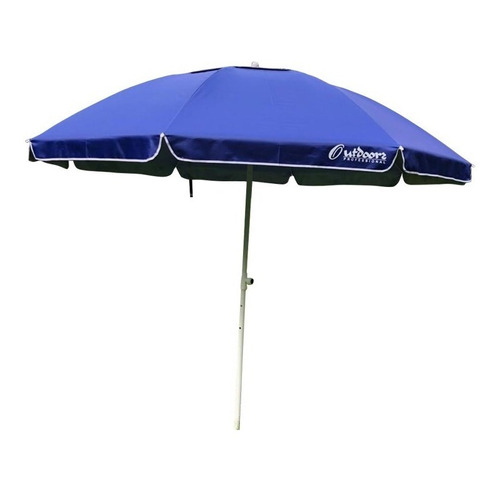 Sombrilla Sombrilla de Playa con Deflector de viento Outdoors Professional U2080 reclinable  color azul