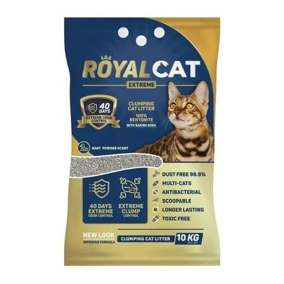 Arena Royal Cat Scoopable 10kg Aroma Talco De Bebe