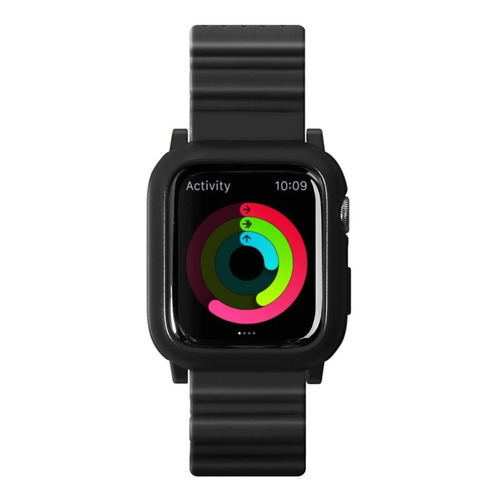 Correa Para Apple Watch Series 6 Y 5 42mm / 44mm Laut Impkt Ancho 2 cm Color Negro