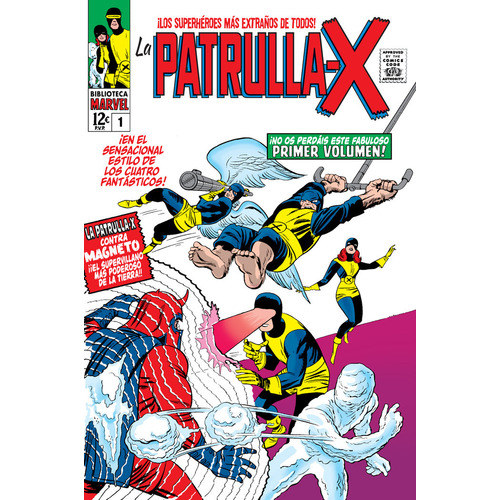 Biblioteca Marvel La Patrulla-x 1. 1963-64: The X-men 1-6 Usa, De Jack Kirby. Editorial Panini Comics En Español