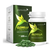 Clorella Premium Puravida, 500mg 200 Tabletes Puravida