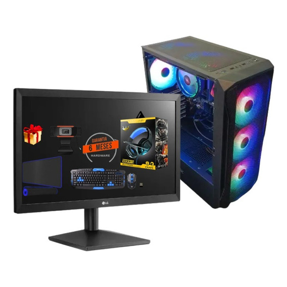 Pcjuegos+mon20+kit+ryzen3 2200g16gb240gbssd+1tbhdd Vega8 2gb