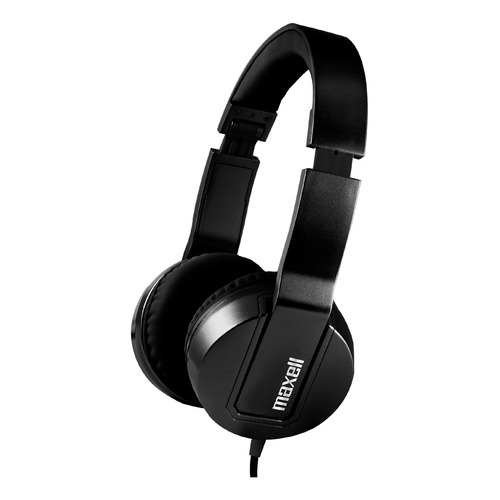 Audifonos Sms-10 Maxell Metalz Headphone Ajustable Trrs 3.5m Color Negro