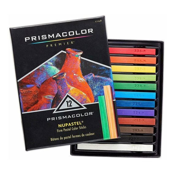 Caja Prismacolor Pasteles Nupastel X12 Colores 27048 Febo