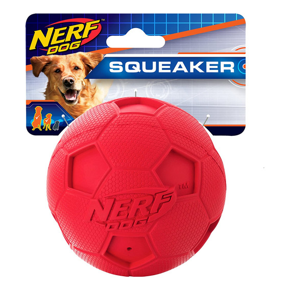 Pelota De Fútbol Nerf Dog, Juguete Para Perros