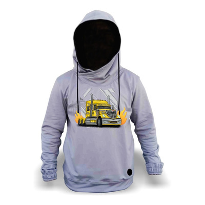 Sudadera Niño Tráiler Amarillo Llamas