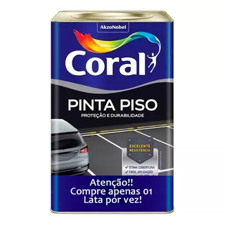 Tinta Acrílica Fosca Pinta Piso 18 Litros Emborrachada Cores