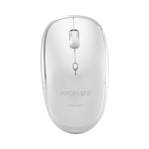 Mouse Inalámbrico De Alta Precisión Ergonómico Promate Hover Color Blanco