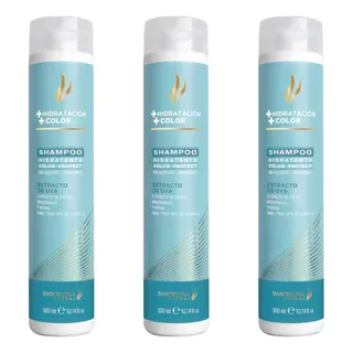 Barcelona Pharma ® Shampoo Hidratacion 3 Pzs No Sulf Paraben