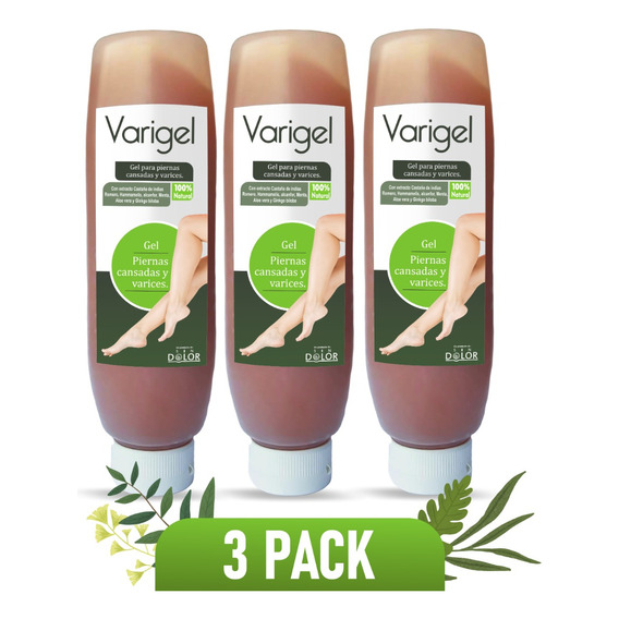 Gel Piernas Cansadas Varices & Circulación Varigel 3 Pack