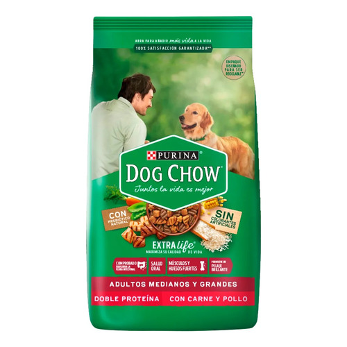 Dog Chow Perro Adulto Mediano Y Grande X 21kg + 3kg