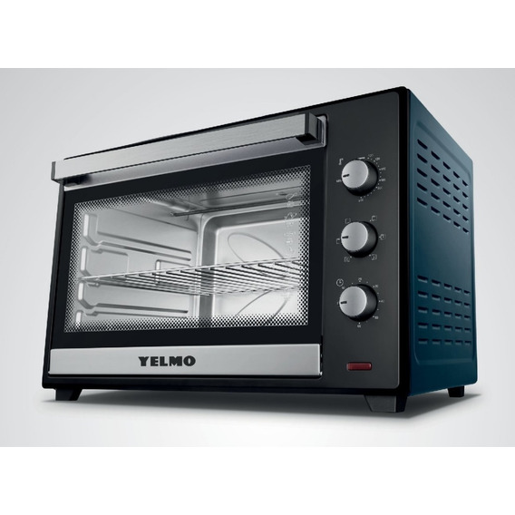 Horno Eléctrico 95 Litros Yelmo Yl-95cln Color Negro y Azul Oscuro