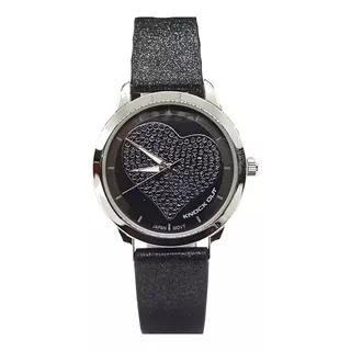 Reloj Pulsera Mujer Knock Out 2587 Corazón Malla Ecocuero