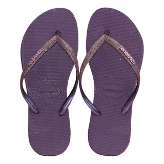 Chinelo Havaianas Slim Glitter Sparkle Brilho 