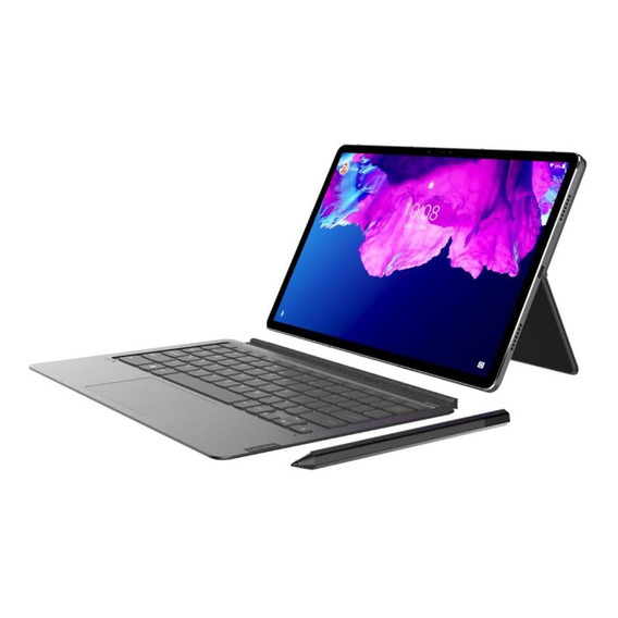 Tablet  Lenovo Tab P11 Pro with Keyboard Pack and Precision Pen 2 TB-J706F 11.5" 128GB slate gray y 6GB de memoria RAM