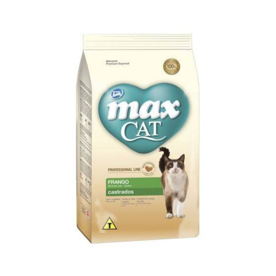 Alimento Max Cat Professional Line Castrados para gato adulto sabor pollo en bolsa de 3kg