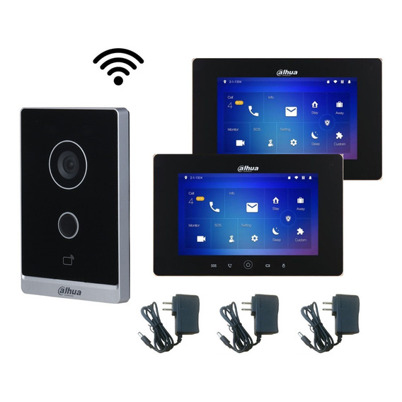 Kit Video Portero Dahua Monitor Ip Touch De 7 Pulgadas Wifi