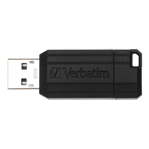 Memoria USB Verbatim Store 'n' Go Pinstripe 64GB 2.0 negro