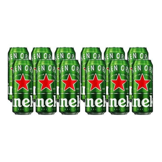 Cerveza Heineken Lata 473ml Pack X12 - Fullescabio Oferta