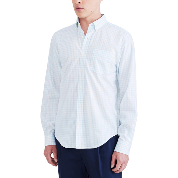 Camisa Long Sleeve Signature Stain Defender® Classic Fit Shi
