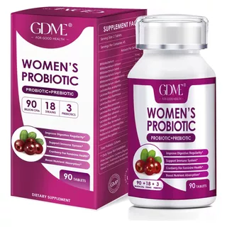 Probioticos Para Mujer 18 Cepas 90 Billones Ufc 90 Tabletas