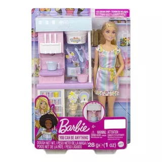 Muñeca Barbie Heladeria You Can Be Anything 30 Cm