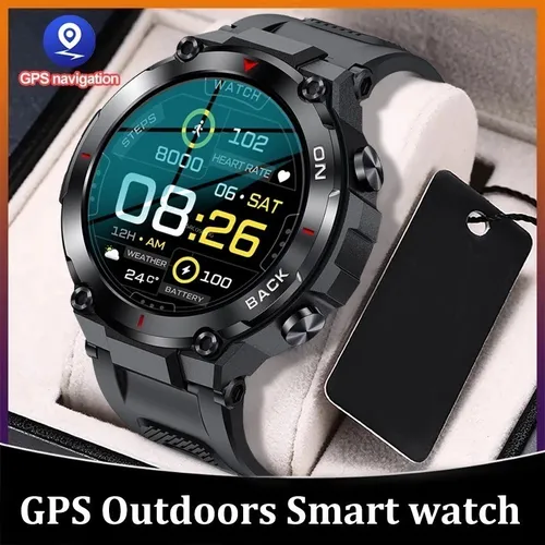 Reloj Inteligente Gps Militar Impermeable Para Hombre