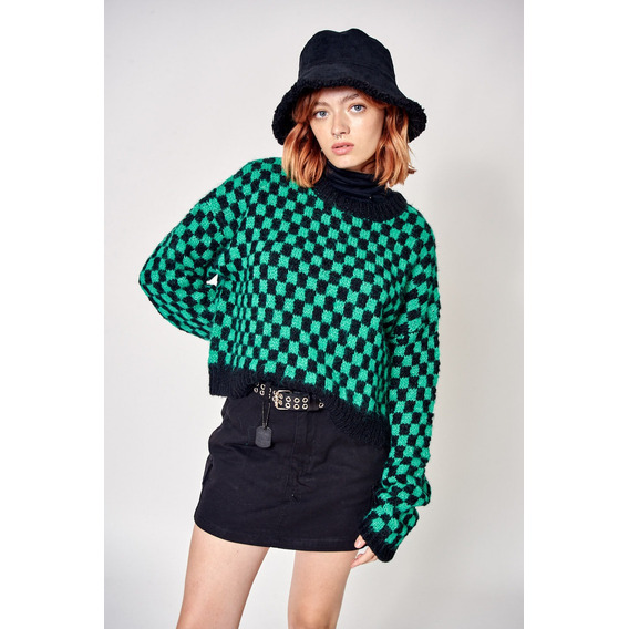 Sweater Chuck Cuadrille De Mujer 47 Street