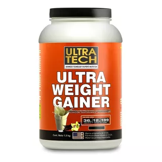 Gainer Ultra Tech X 1,5 Kg Ganador De Masa Muscular Y Peso Sabor Chocolate