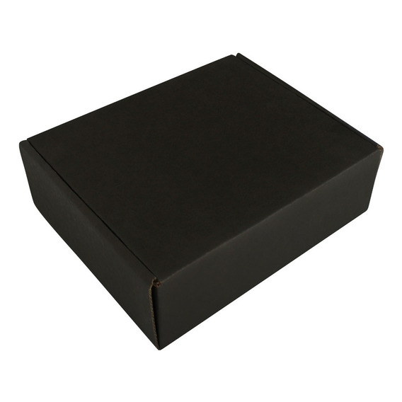 20 Mailbox 30x30x9.5 Cm Caja De Envíos Color Negro Gr-1