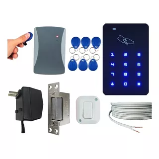 Control Acceso Lector Externo Intemperie Cerradura Kit    Fm